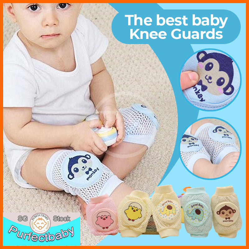 Soft & Breathable Baby Knee Pads - Anti-Slip Protection for Crawlers
